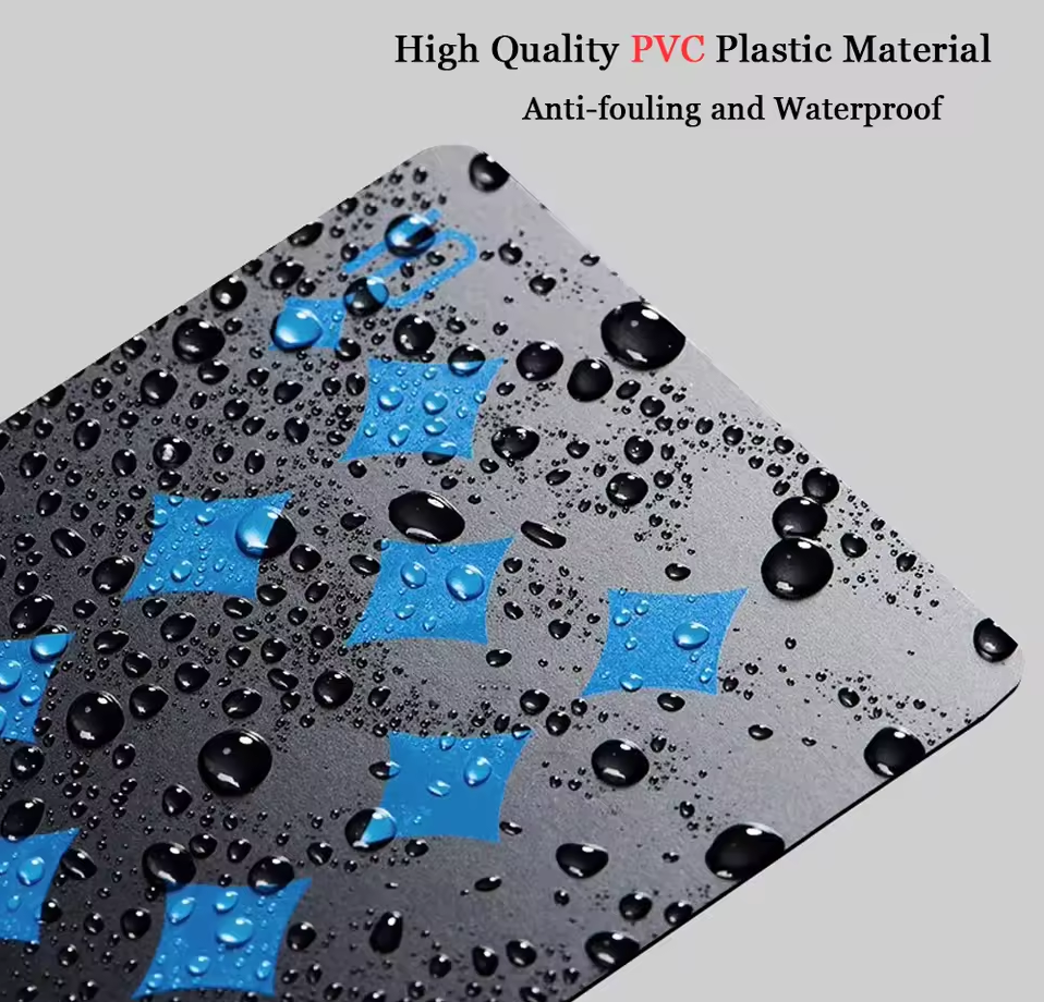 Black Blue - Waterproof Cards