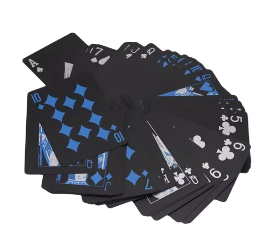 Black Blue - Waterproof Cards