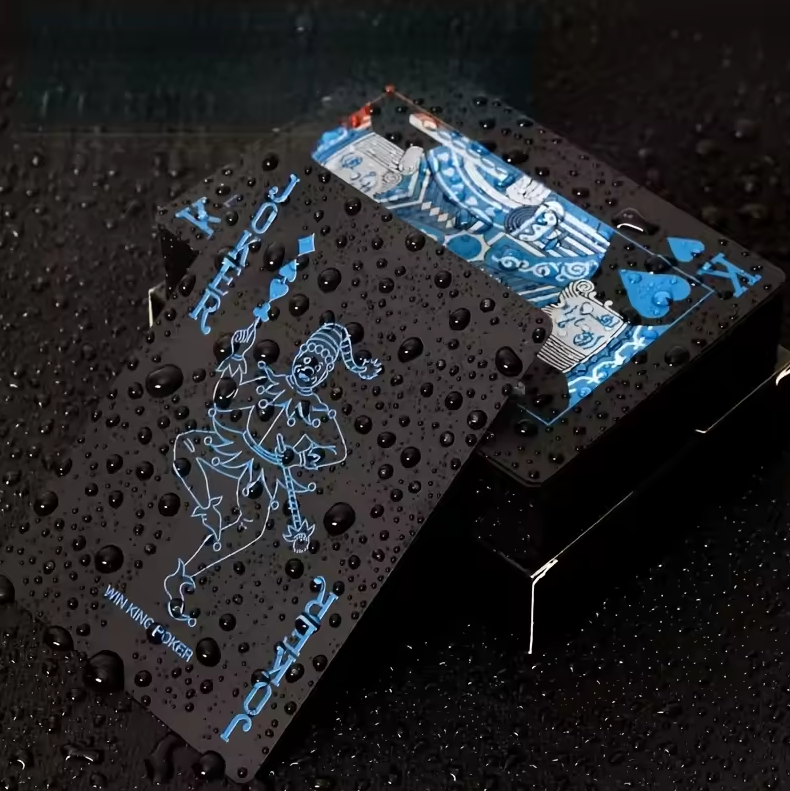 Black Blue - Waterproof Cards