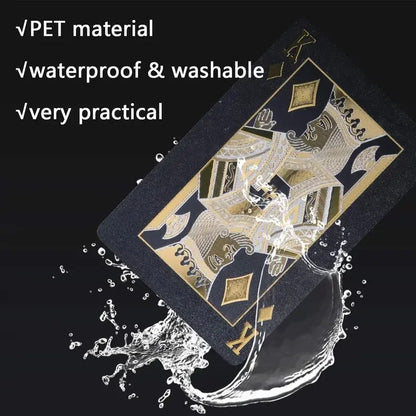 Black Golden WaterProof Cards